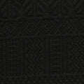 Black Geometric-Diamond Jacquard, Polyester, 286 gsm