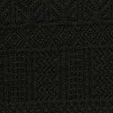 Black Geometric-Diamond Jacquard, Polyester