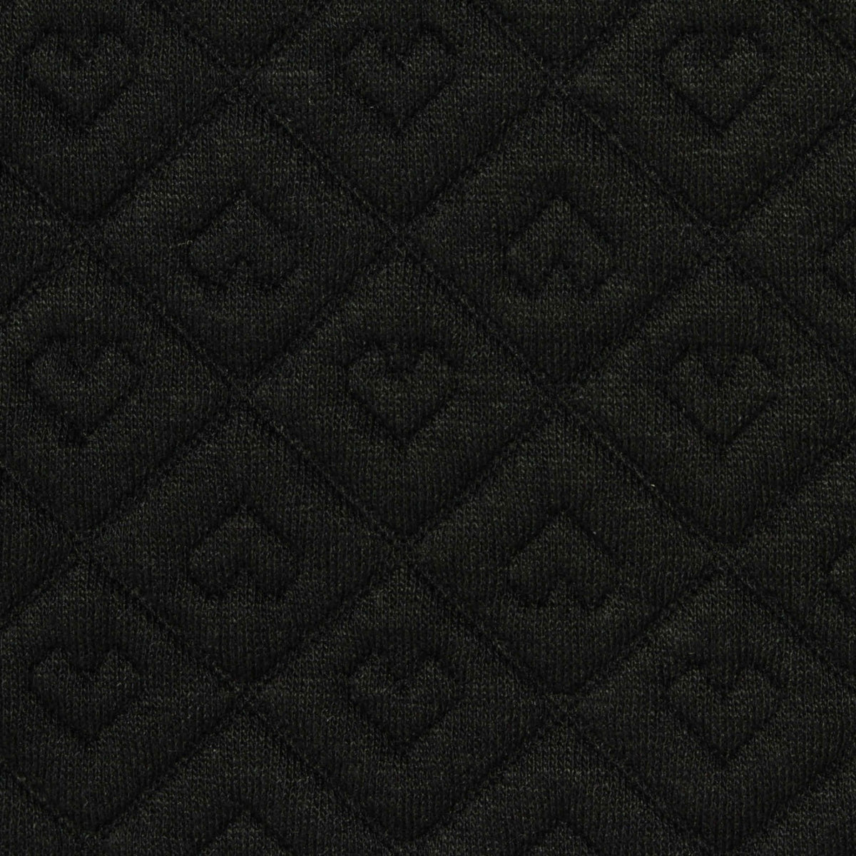 Black Hearts Jacquard, Polyester, 305 gsm