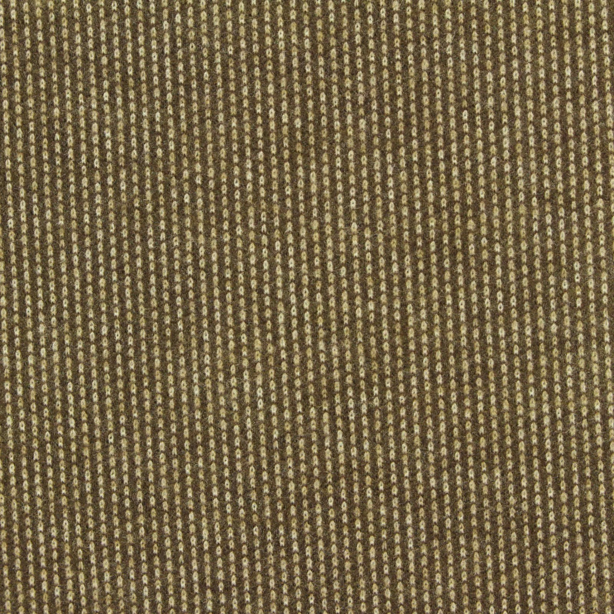 Brown Vertical-Stripe Interlock Knit, Poly-Viscose