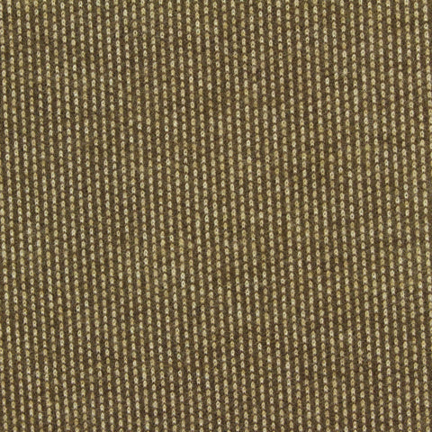 Brown Vertical-Stripe Interlock Knit, Poly-Viscose