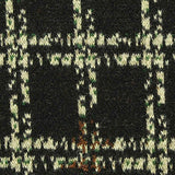 Dark Grey Plaid Jacquard, Polyester — texture