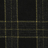 Dark Grey Plaid Jacquard, Viscose-Poly