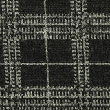 Grey Plaid Jacquard, Poly-Viscose — texture