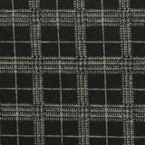 Grey Plaid Jacquard, Poly-Viscose