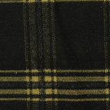Black Plaid Jacquard, Viscose-Poly
