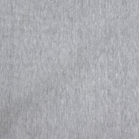 Light Grey Marl Jersey Knit, Poly-Cotton, 139 gsm