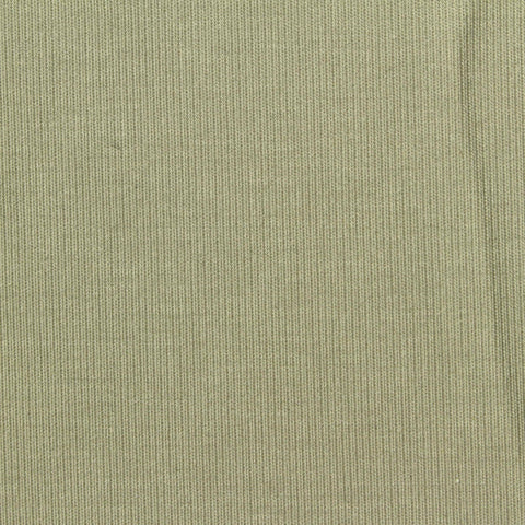 Polyester Cotton Blend Interlock Knit Fabric, 167 gsm, 160 cm — Khaki