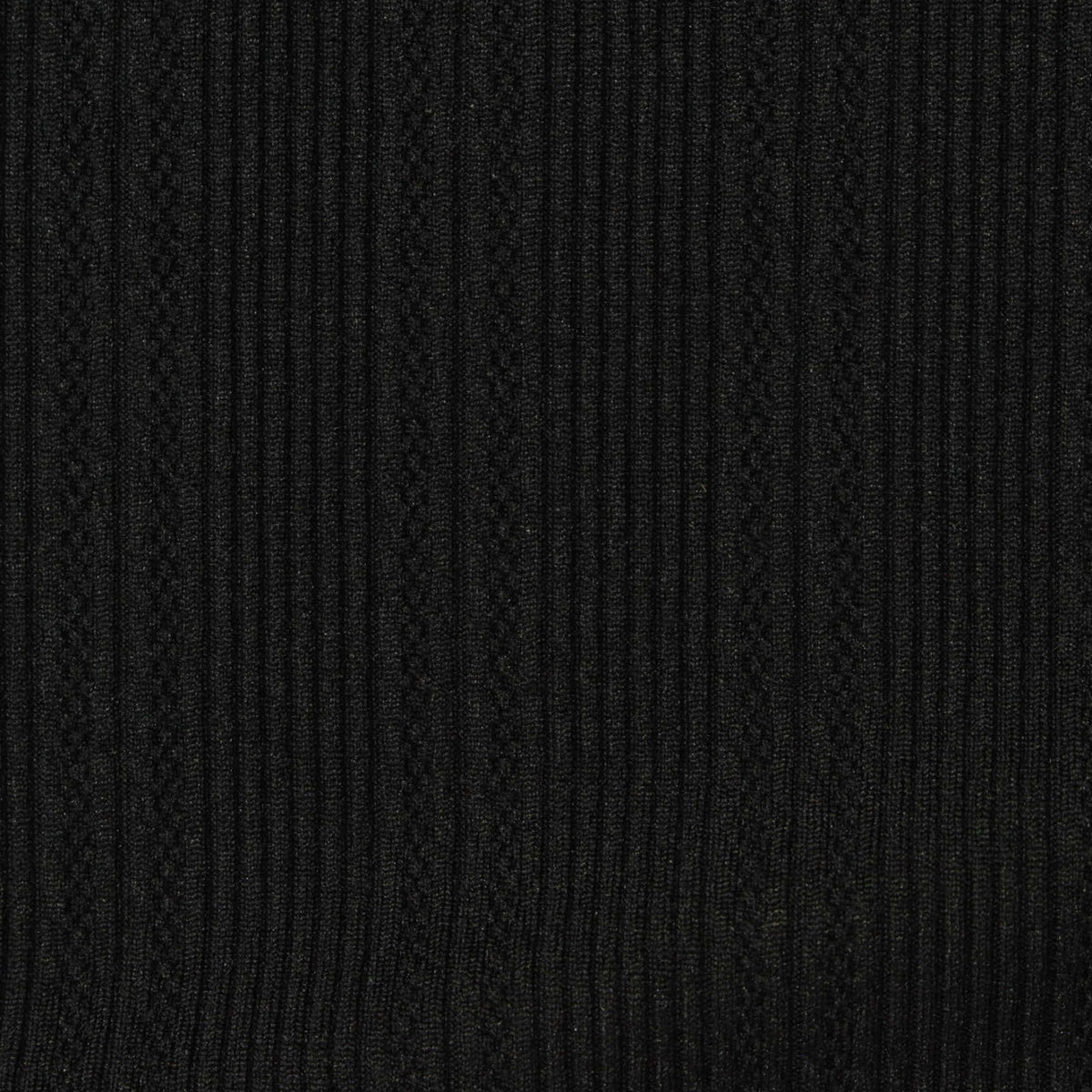 Black Diamond Rib Knit
