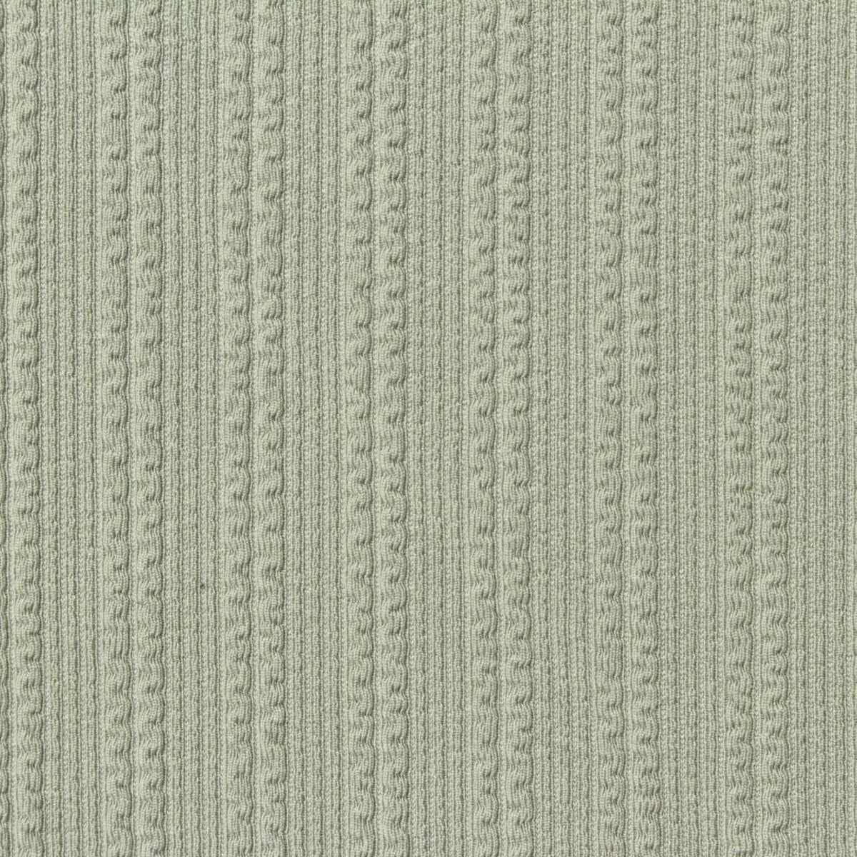 Light Green Tone-on-Tone Rib Knit, Polyester, 305 gsm