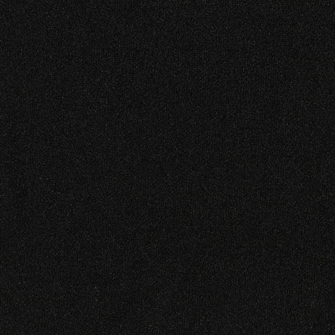 Polyester Stretch Linen-Look Fabric, 235 gsm, 165 cm — Black
