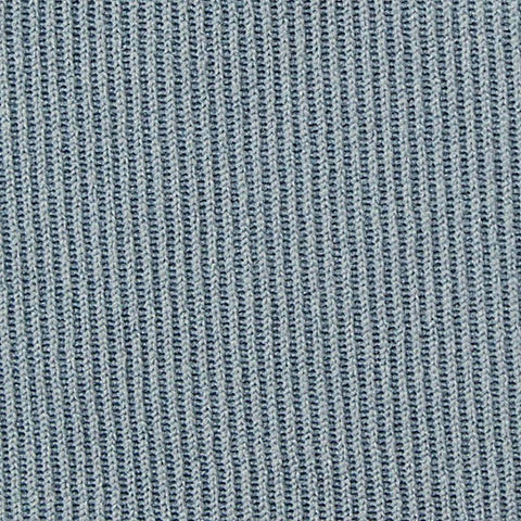 Polyester Stretch Rib Knit Fabric, 280 gsm, 165 cm — Blue, ref EF-246836