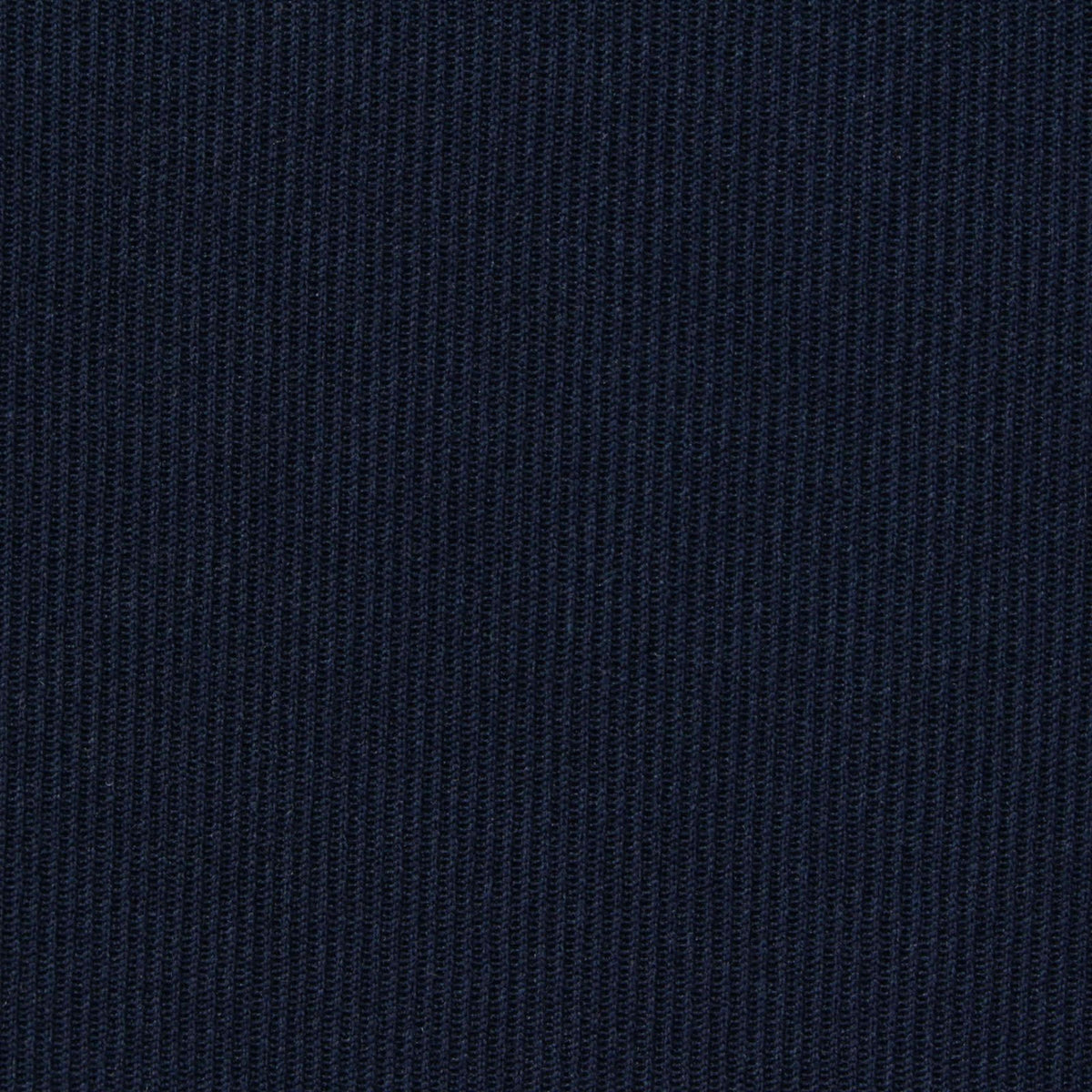 Polyester Stretch Rib Knit Fabric, 255 gsm, 165 cm — Navy