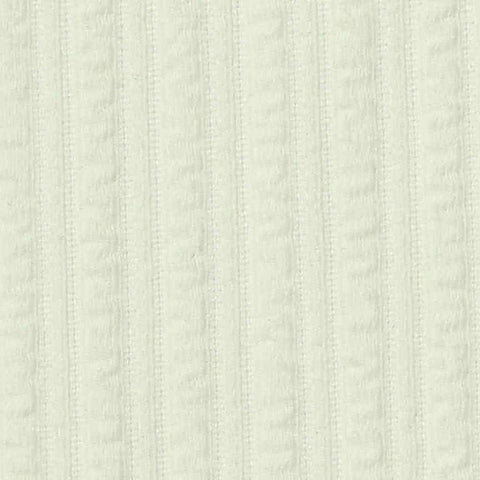 White Textured-Line Rib Knit