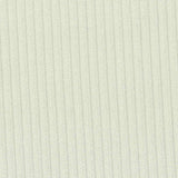 Polyester Stretch Rib Knit Fabric, 215 gsm, 165 cm — White — texture