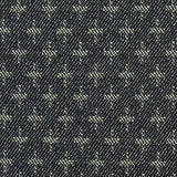 Jacquard Viscose Nylon Stretch Bengaline Fabric, 257 gsm, 150 cm — Navy — texture