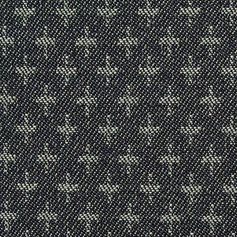 Jacquard Viscose Nylon Stretch Bengaline Fabric, 257 gsm, 150 cm — Navy