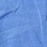 100% Cotton Jersey Knit Fabric, 135 gsm, 165 cm — Blue — texture