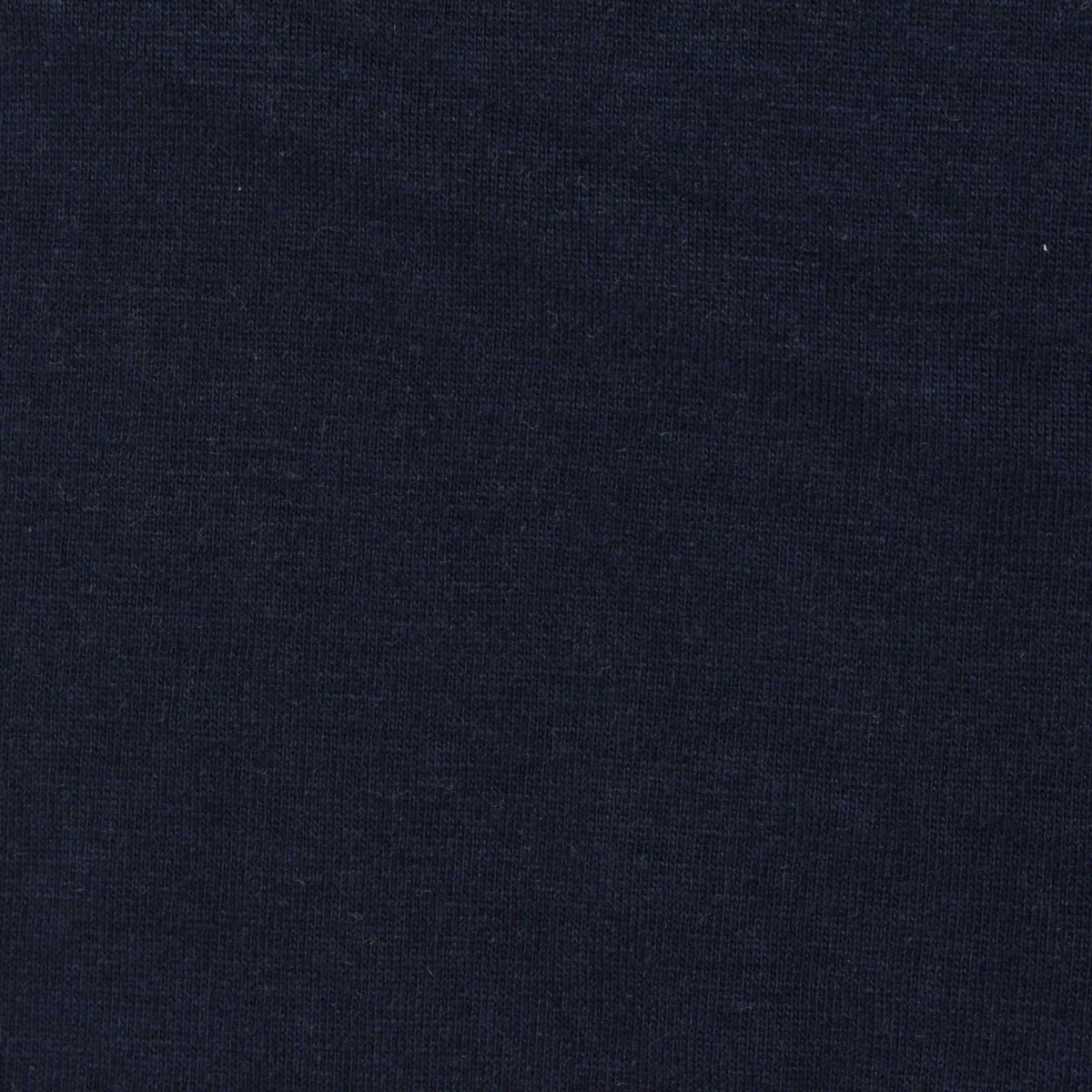 Cotton Polyester Jersey Knit Fabric, 168 gsm, 172 cm — Navy