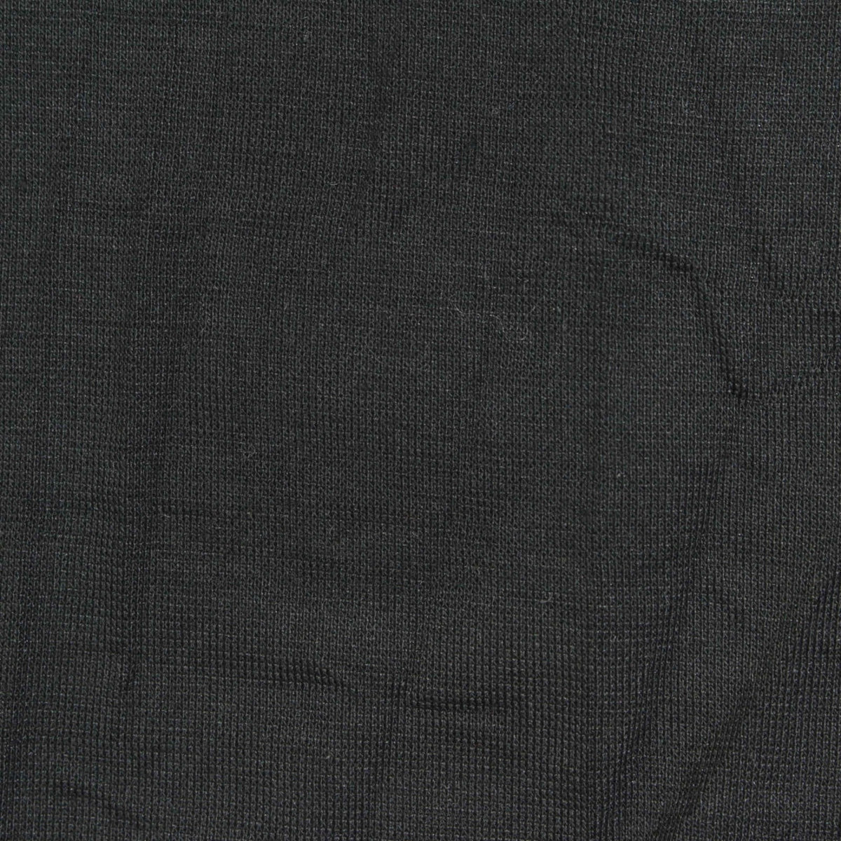 Polyester Acrylic Blend Stretch Jersey Knit Fabric, 140 gsm, 185 cm — Black