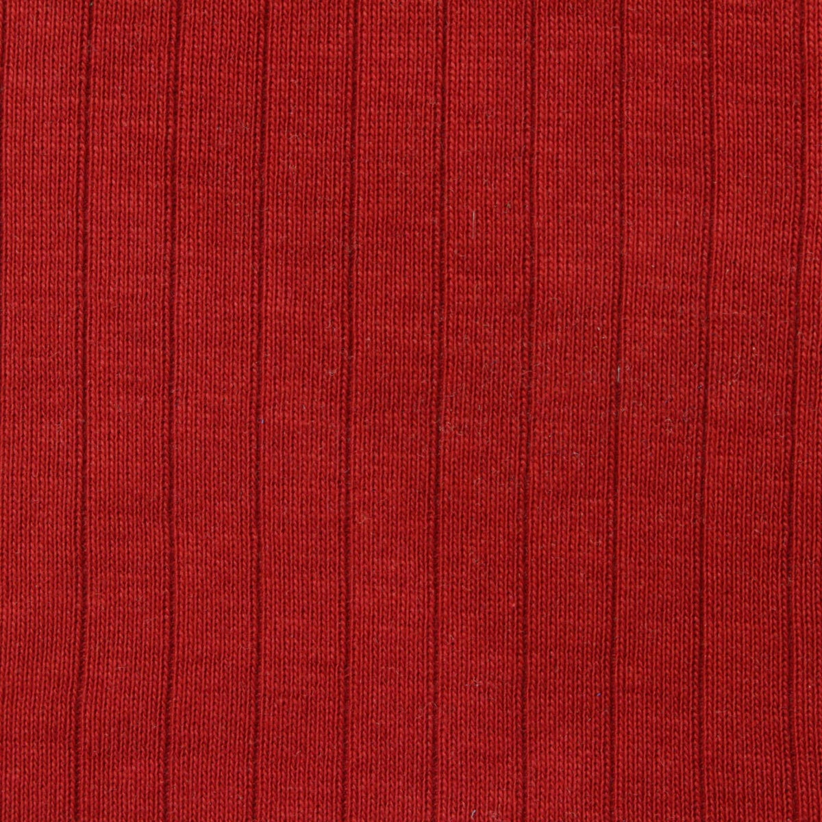 100% Cotton Rib Knit Fabric, 225 gsm, 175 cm — Red