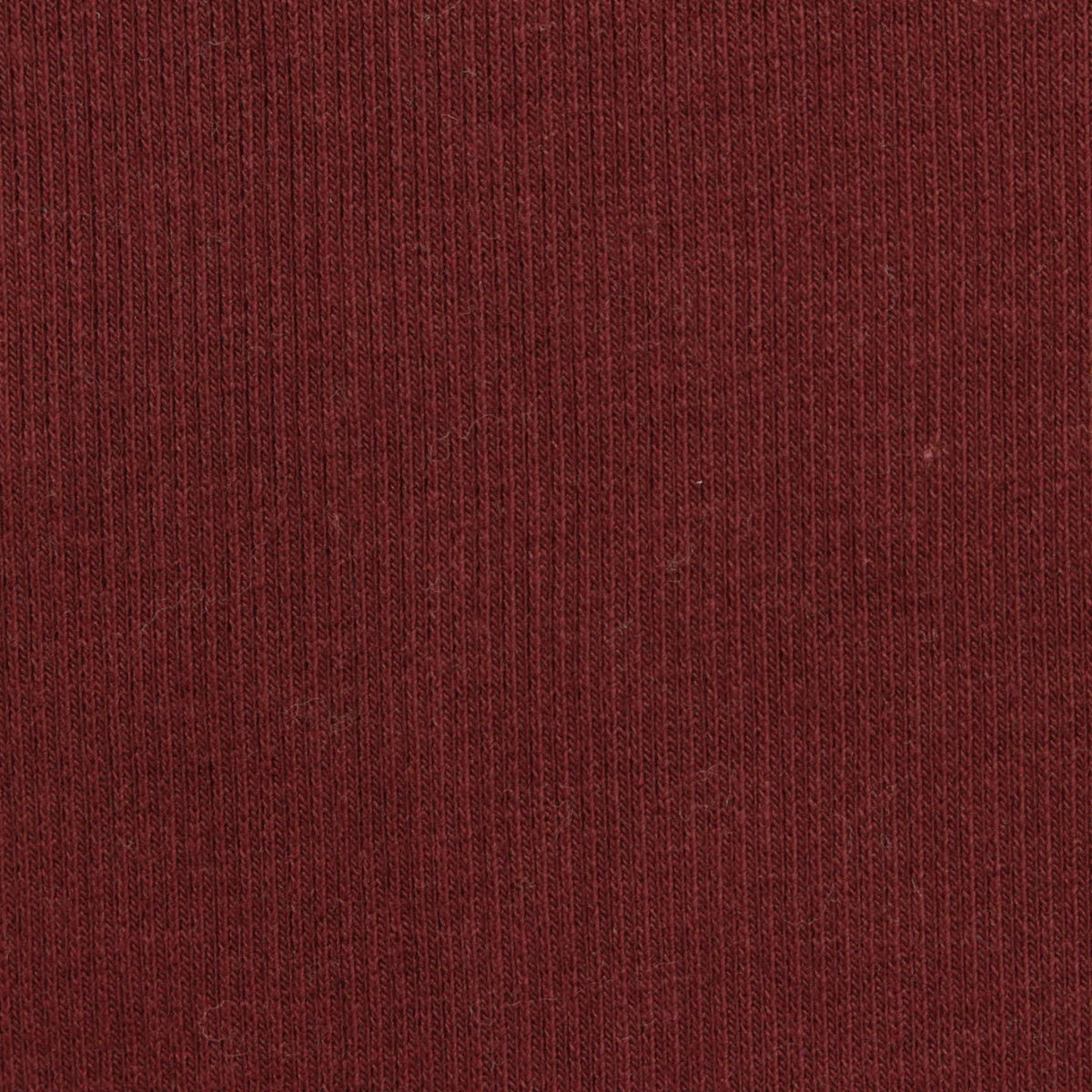 Cotton Polyester Stretch Rib Knit Fabric, 360 gsm, 130 cm — Red