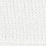 Jacquard Polyester Stretch Chunky Knit Fabric, 340 gsm, 125 cm — White — texture