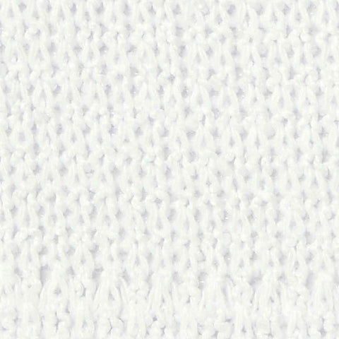 Jacquard Polyester Stretch Chunky Knit Fabric, 340 gsm, 125 cm — White