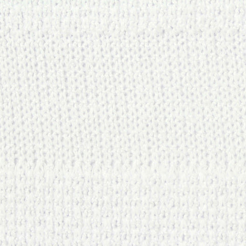Jacquard Polyester Stretch Chunky Knit Fabric, 340 gsm, 125 cm — White