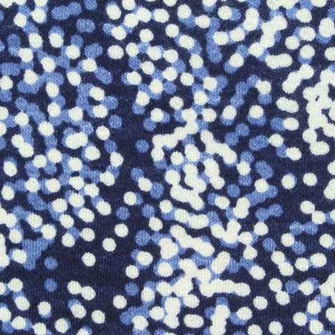 White Flecks Jersey Knit, Viscose