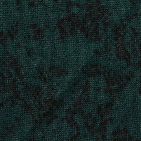 Black Abstract Chunky Knit, Polyester, 269 gsm
