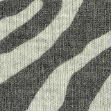Dark Grey Zebra Jersey Knit, Poly-Viscose — texture