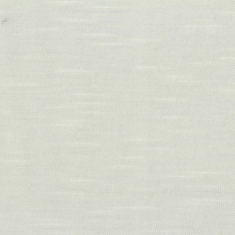Slub Polyester Viscose Jersey Knit Fabric, 130 gsm, 180 cm — White
