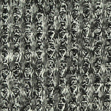 Black Marl Waffle Knit, Polyester — texture