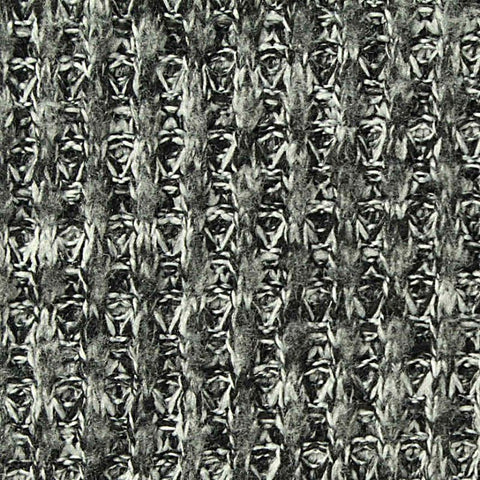 Black Marl Waffle Knit, Polyester