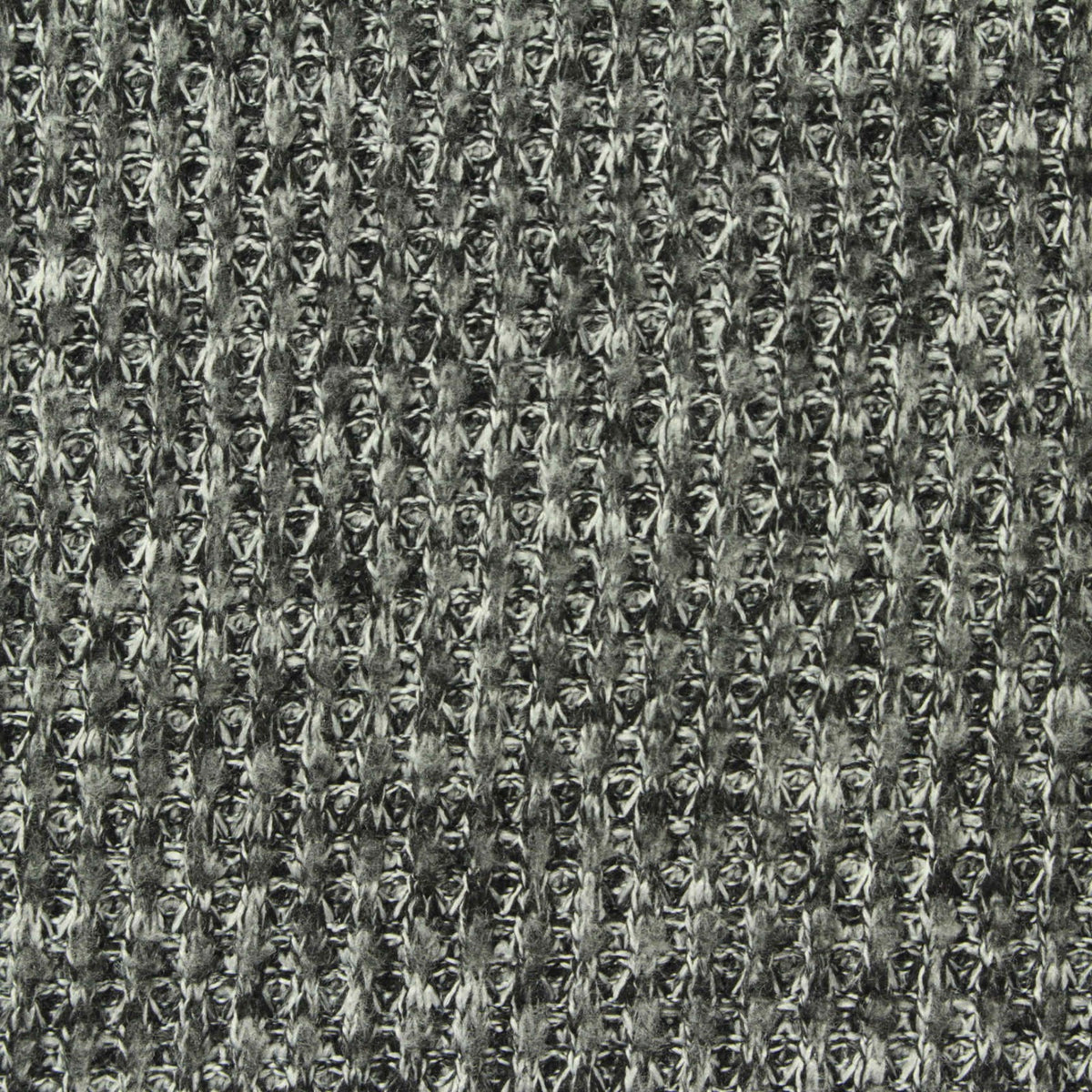 Black Marl Waffle Knit, Polyester