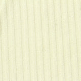 Viscose Polyester Stretch Rib Knit Fabric, 230 gsm, 160 cm — Yellow