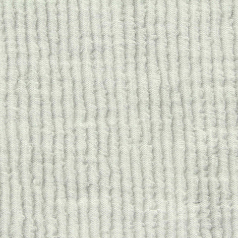 100% Polyester French Terry Fabric, 230 gsm, 158 cm — White