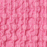 Jacquard Polyester Stretch Crepe Fabric, 170 gsm, 130 cm — Pink — texture