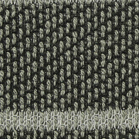Dark Grey Horizontal-Stripe French Terry, Cotton-Poly, 270 gsm