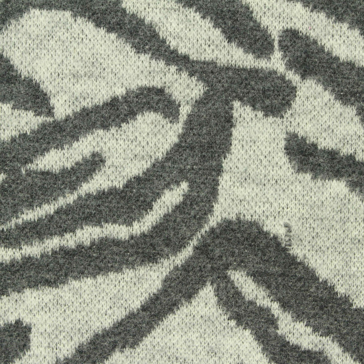 Jacquard Cotton Polyester Interlock Knit Fabric, 230 gsm, 170 cm — White