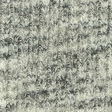 Dark Grey Marl Rib Knit, Viscose-Poly — texture