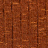 Viscose Polyester Stretch Rib Knit Fabric, 300 gsm, 152 cm — Brown