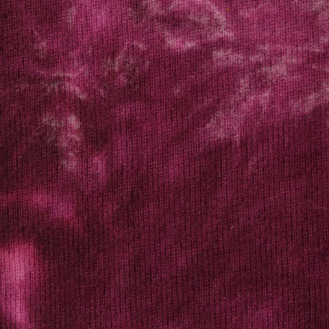 Magenta Abstract-Cloud Milk Silk Knit, Polyester
