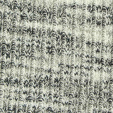 Black Marl Rib Knit, Viscose-Poly — texture