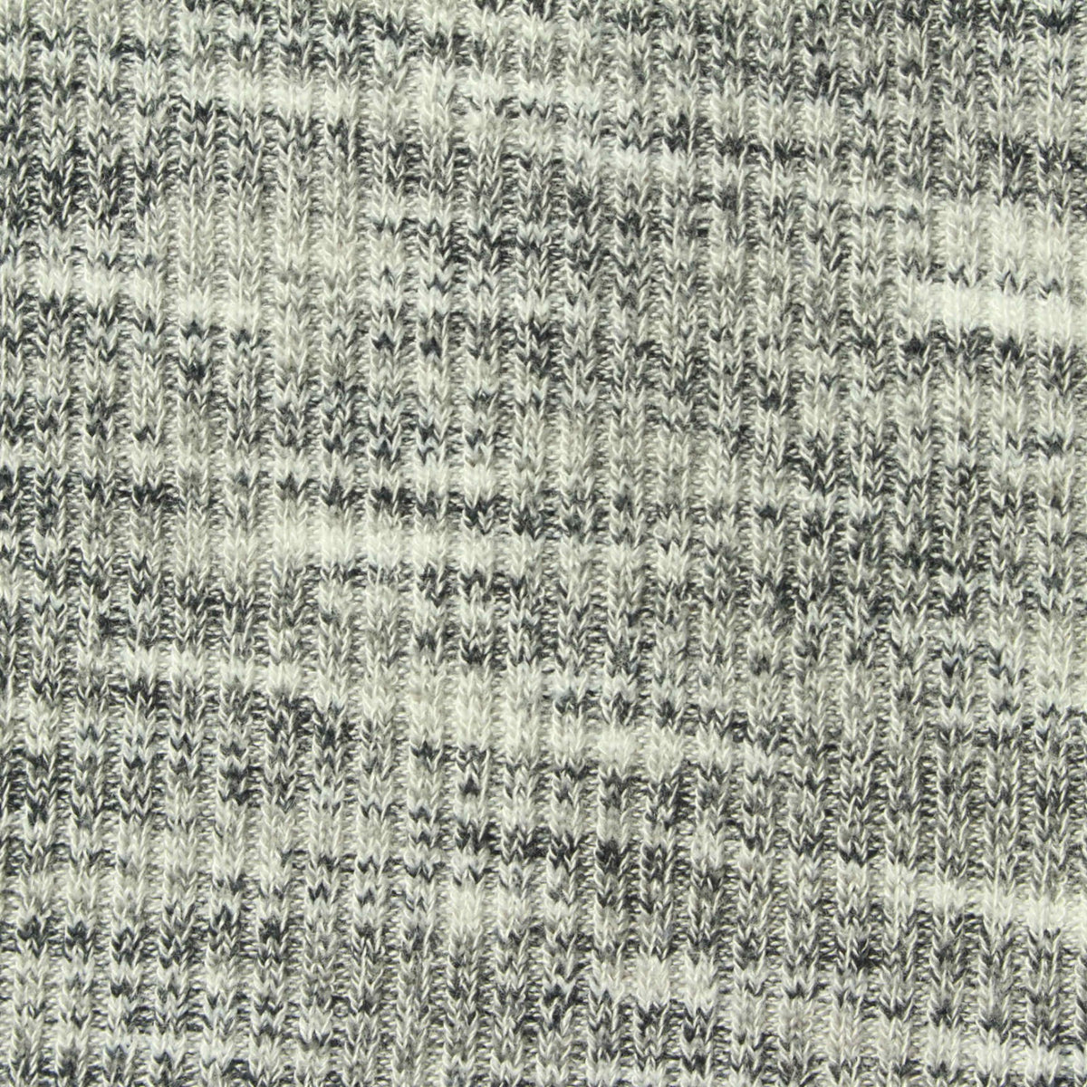 Black Marl Rib Knit, Viscose-Poly, 239 gsm