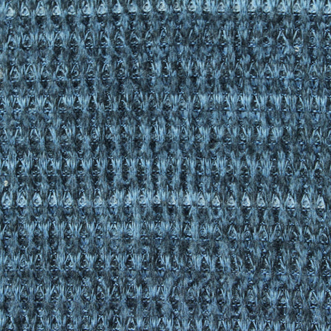 Dark Blue Heather Waffle Knit, Polyester