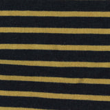 Dark Blue Stripes Knit, Viscose-Cotton