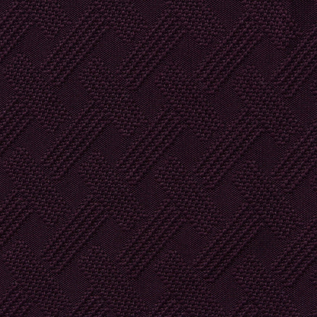 Dark Purple Tone-on-Tone Pointelle Knit, Polyester