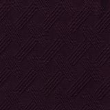 Dark Purple Tone-on-Tone Pointelle Knit, Polyester